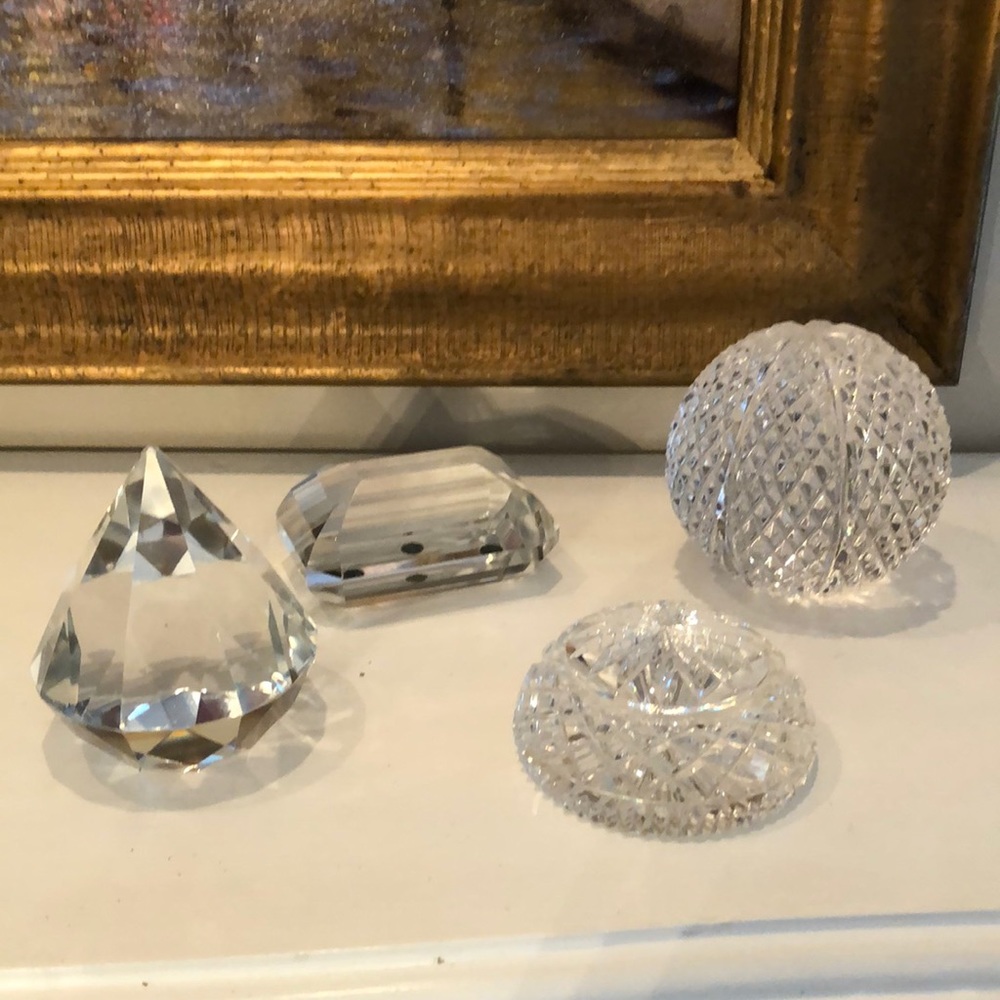 Heritage Irish crystal paperweights